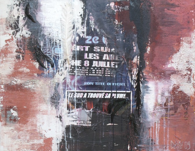 Affiche plume