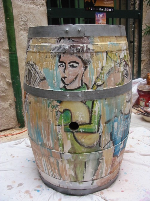 détail tonneau
